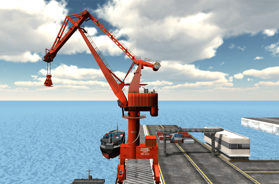 portal harbour crane